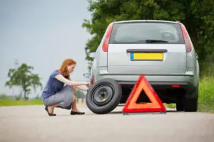 Replacing Flat Tire