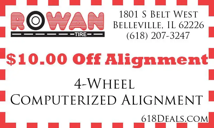 $10 Off Alignment in Belleville IL