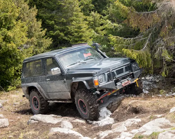 Jeep with Lift Kit